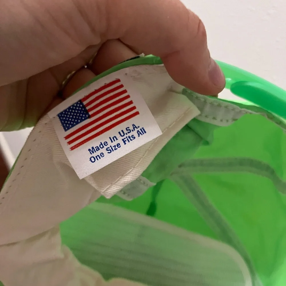 1990s Universal Studios Florida Neon Green Hat